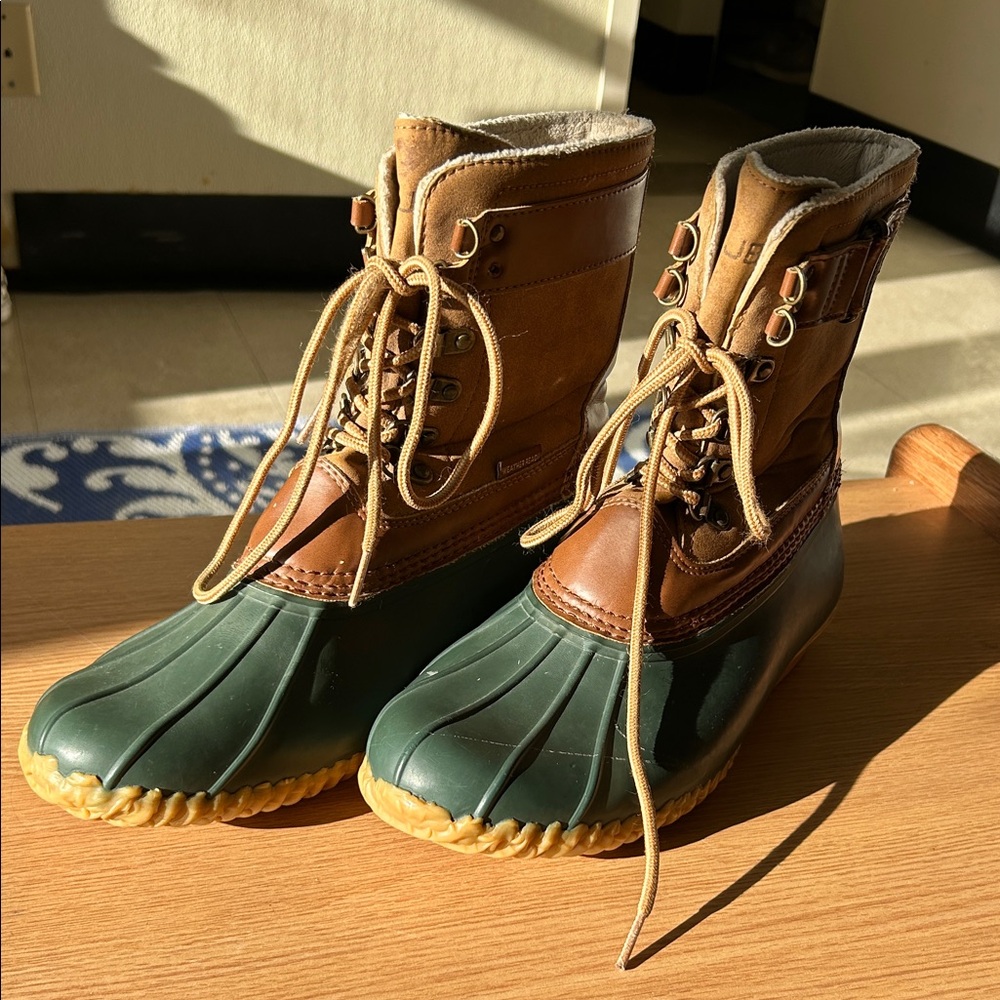 JBU Men's Brown and Green Boots
